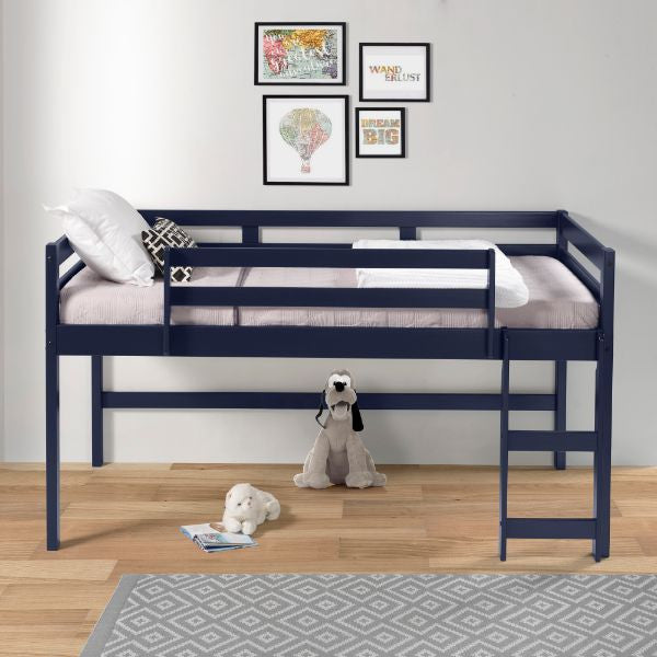 ACME 38260 Lara Twin Loft Bed, Navy Blue Finish