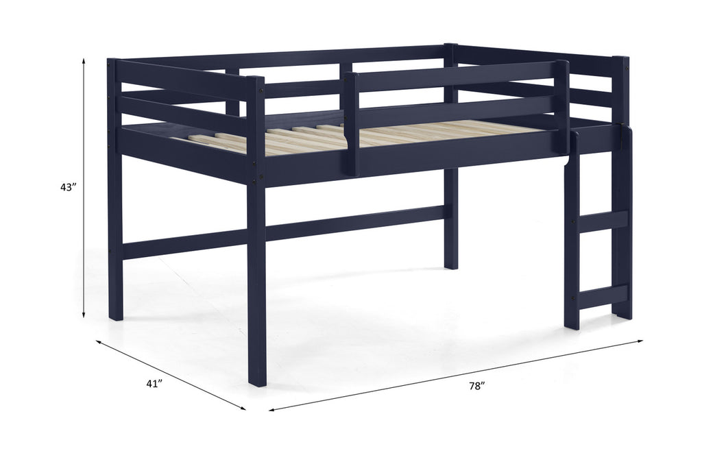 ACME 38260 Lara Twin Loft Bed, Navy Blue Finish