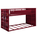 ACME 38280 Cargo Red Twin/Twin Bunk Bed  1