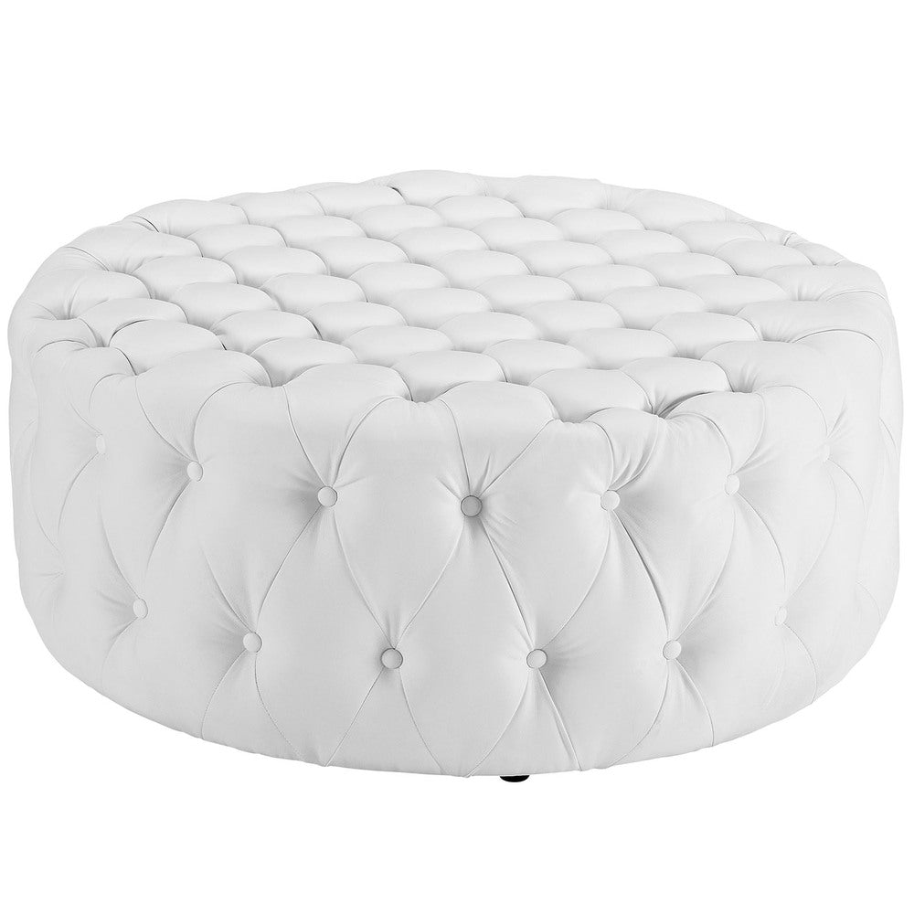 Modway EEI-2224 Amour Upholstered Vinyl Ottoman