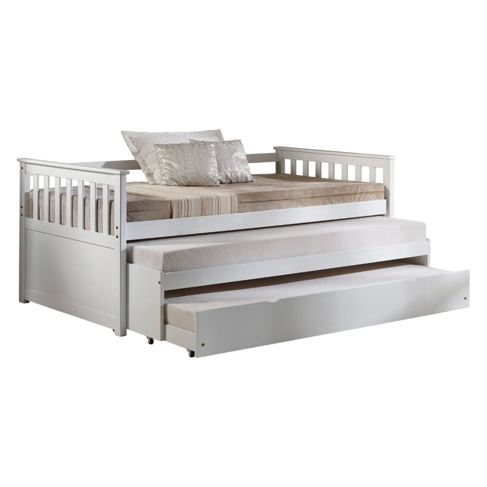 ACME 39080 Cominia Daybed & Pull-Out Bed, White (1Set/2Ctn)