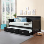 ACME 39095 Bailee Daybed, Black (1Set/2Ctn)