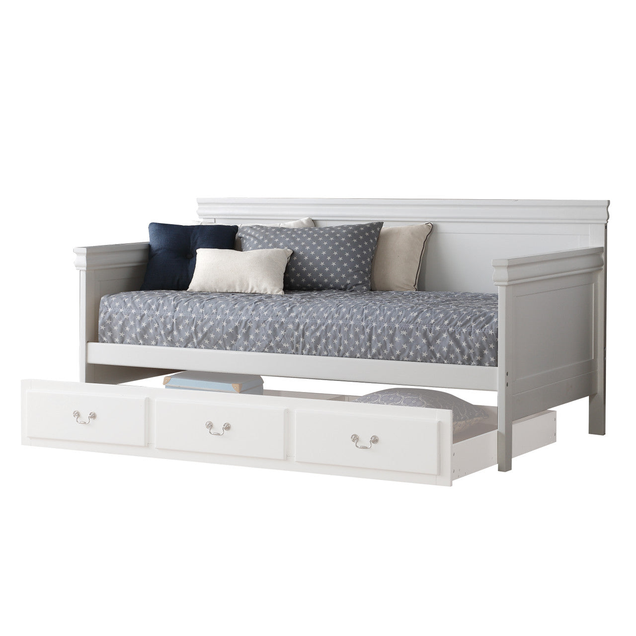 ACME 39100 Bailee Daybed, White (1Set/2Ctn)