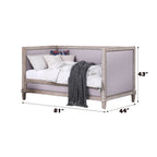 ACME 39230 Charlton Daybed (Twin Size), Weathered Oak