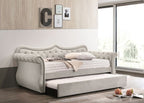 ACME 39430 Adkins Daybed & Trundle, Beige Fabric