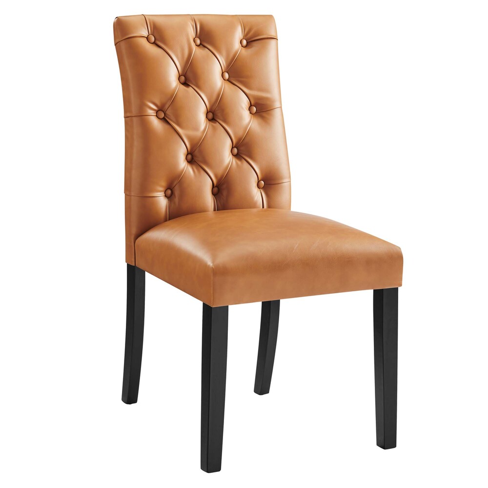 Modway EEI-2230 Duchess Button Tufted Vegan Leather Dining Chair