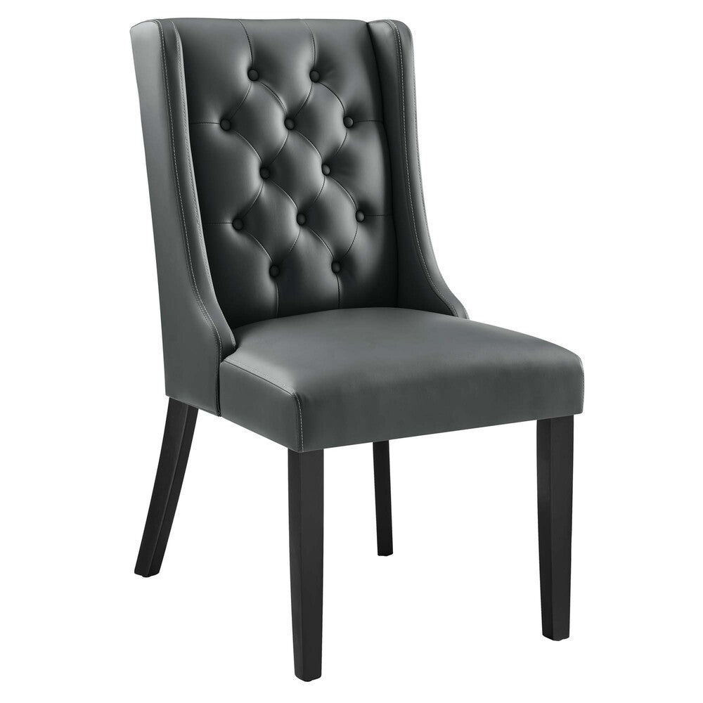 Modway EEI-2234 Baronet Button Tufted Vegan Leather Dining Chair
