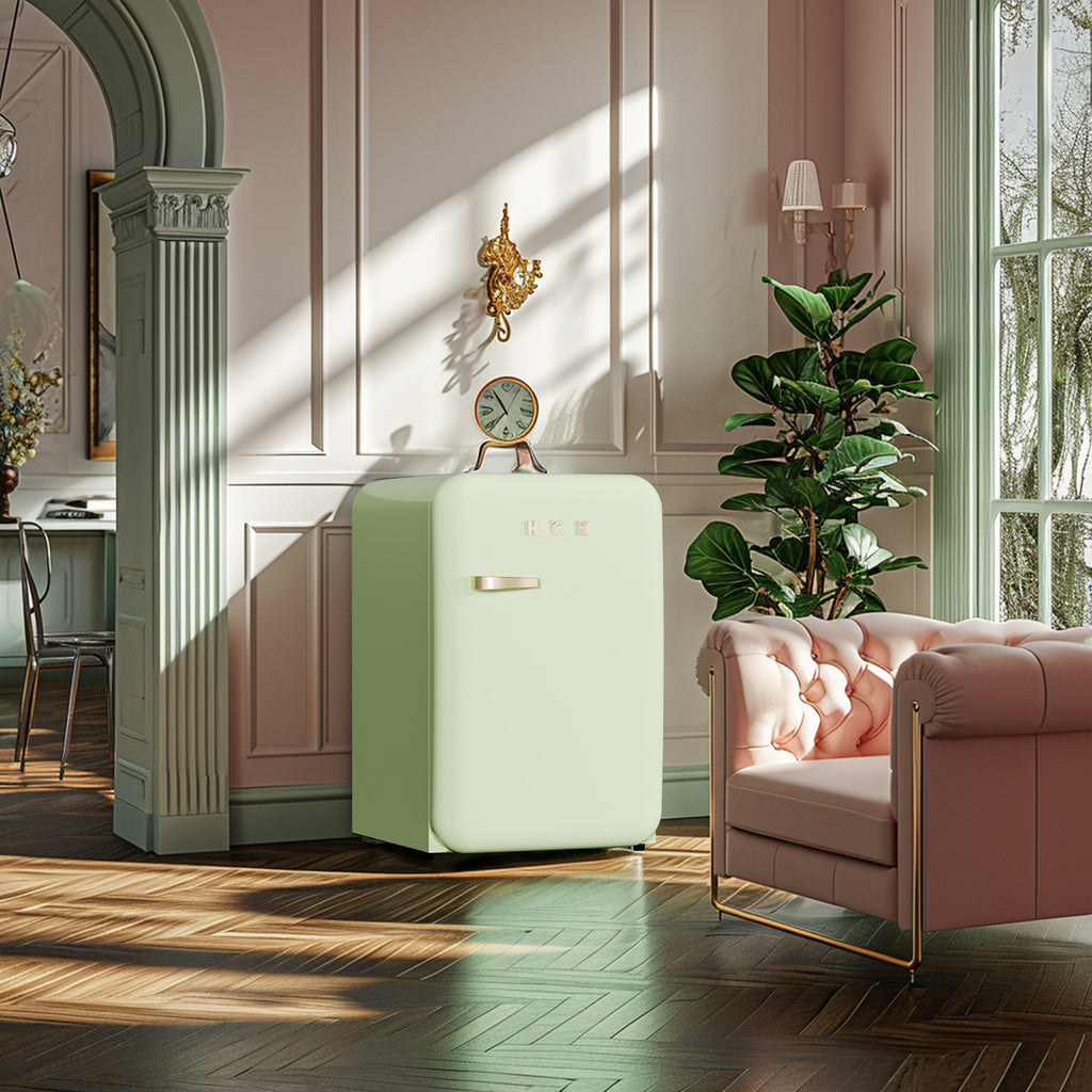 HCK 3.80 Cubic Ft. Indoor/Outdoor Compact Mini Refrigerator with Freezer