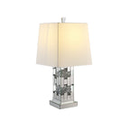 ACME 40222 Noralie Table Lamp, Mirrored & Faux Diamonds
