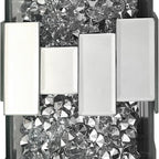 ACME 40222 Noralie Table Lamp, Mirrored & Faux Diamonds