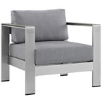 Modway EEI-2266 Shore Outdoor Patio Aluminum Armchair