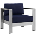 Modway EEI-2266 Shore Outdoor Patio Aluminum Armchair