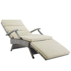 Modway EEI-2301 Envisage Chaise Outdoor Patio Wicker Rattan Lounge Chair