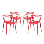 Modway EEI-2348 Entangled Dining Set Set of 4