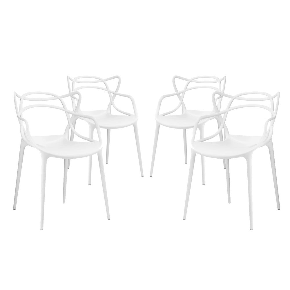 Modway EEI-2348 Entangled Dining Set Set of 4