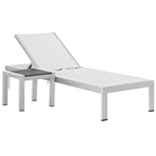 Modway EEI-2470 Shore 2 Piece Outdoor Patio Aluminum Set