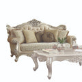 ACME 50660 Bently Sofa with 7 Pillows, Fabric & Champagne