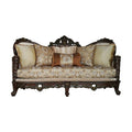 ACME 50685 Devayne Sofa with 6 Pillows, Fabric & Dark Walnut
