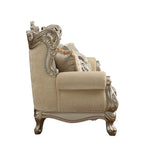 ACME 51040 Ranita Sofa with 7 Pillows, Fabric & Champagne (1Set/2Ctn)