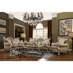ACME 51040 Ranita Sofa with 7 Pillows, Fabric & Champagne (1Set/2Ctn)