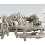 ACME 52125 Versailles KD Antique White Sofa
