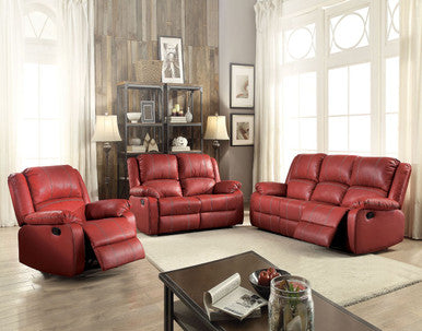 ACME 52150 Zuriel Motion Sofa, Red PU