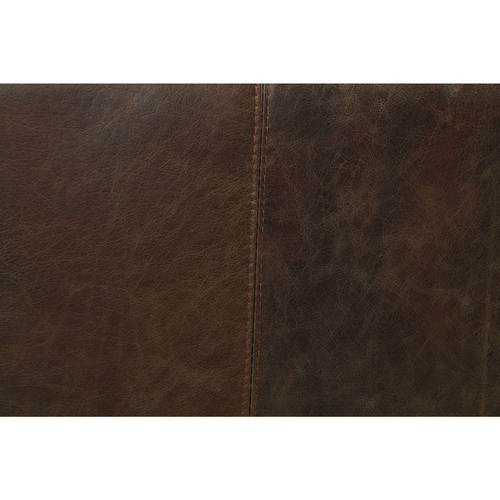 ACME 52480 Porchester Sofa, Distress Chocolate Top Grain Leather