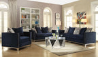 ACME 52830 Phaedra Sofa with 5 Pillows, Blue Fabric