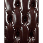 ACME 53070 Forsythia Sofa with 3 Pillows, Espresso Top Grain Leather Match & Walnut (1Set/2Ctn)