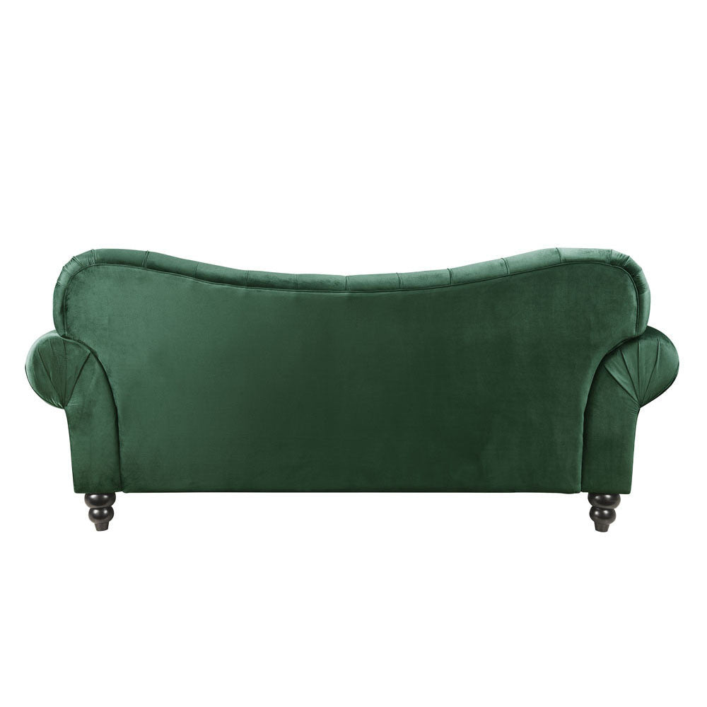 ACME 53400 Iberis Sofa, Green Velvet (1Set/2Ctn)