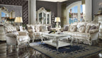 ACME 53460 Picardy II Sofa with 7 Pillows, Fabric & Antique Pearl
