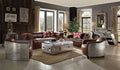 ACME 53545 Brancaster Sofa, Retro Brown Top Grain Leather