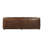 ACME 53545 Brancaster Sofa, Retro Brown Top Grain Leather