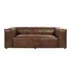 ACME 53545 Brancaster Sofa, Retro Brown Top Grain Leather