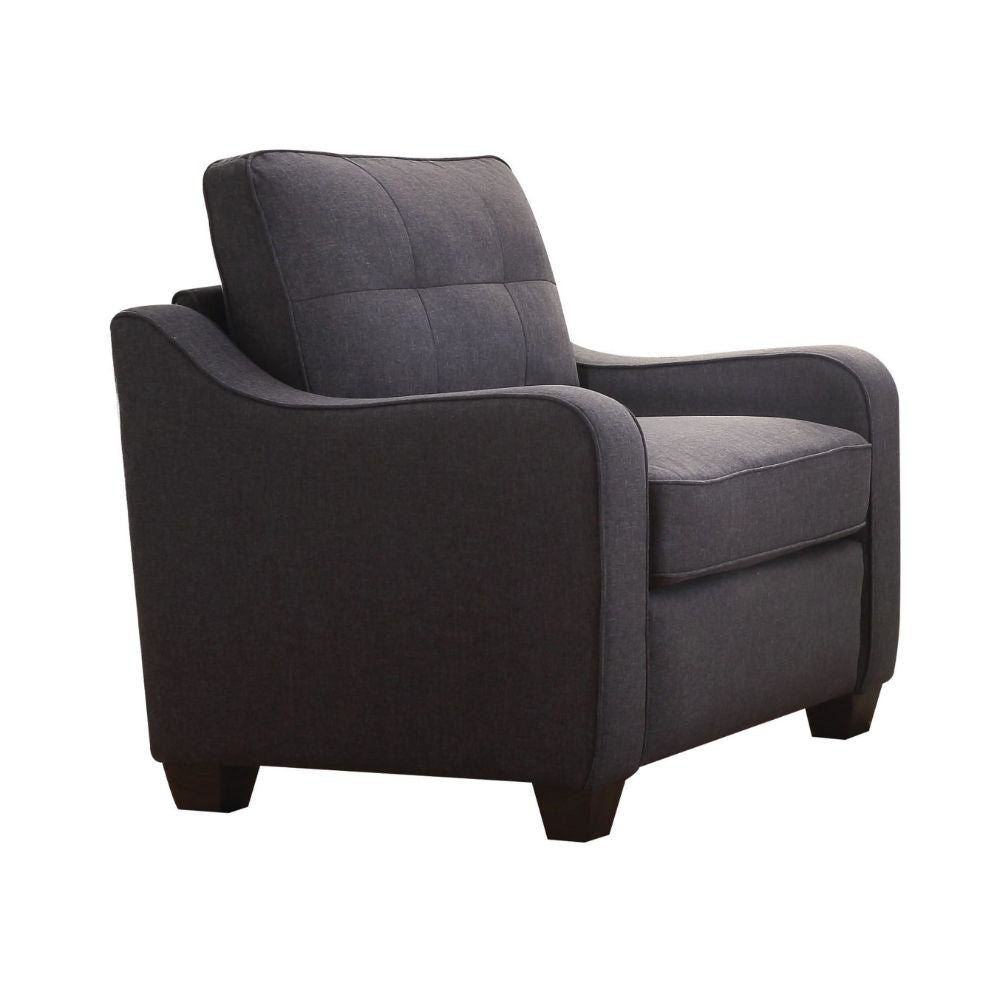 ACME 53792 Cleavon II Chair, Gray Linen