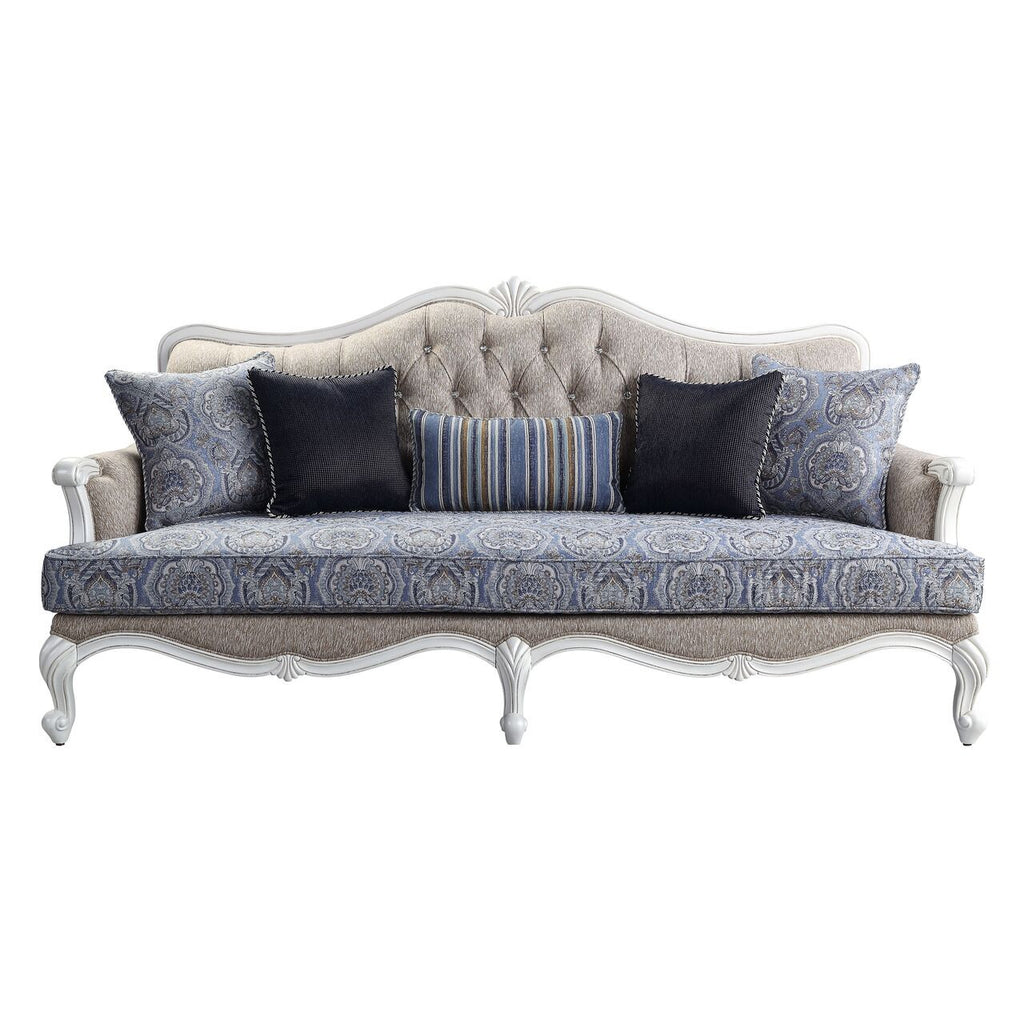 ACME 54310 Ciddrenar Sofa with 5 Pillows  1