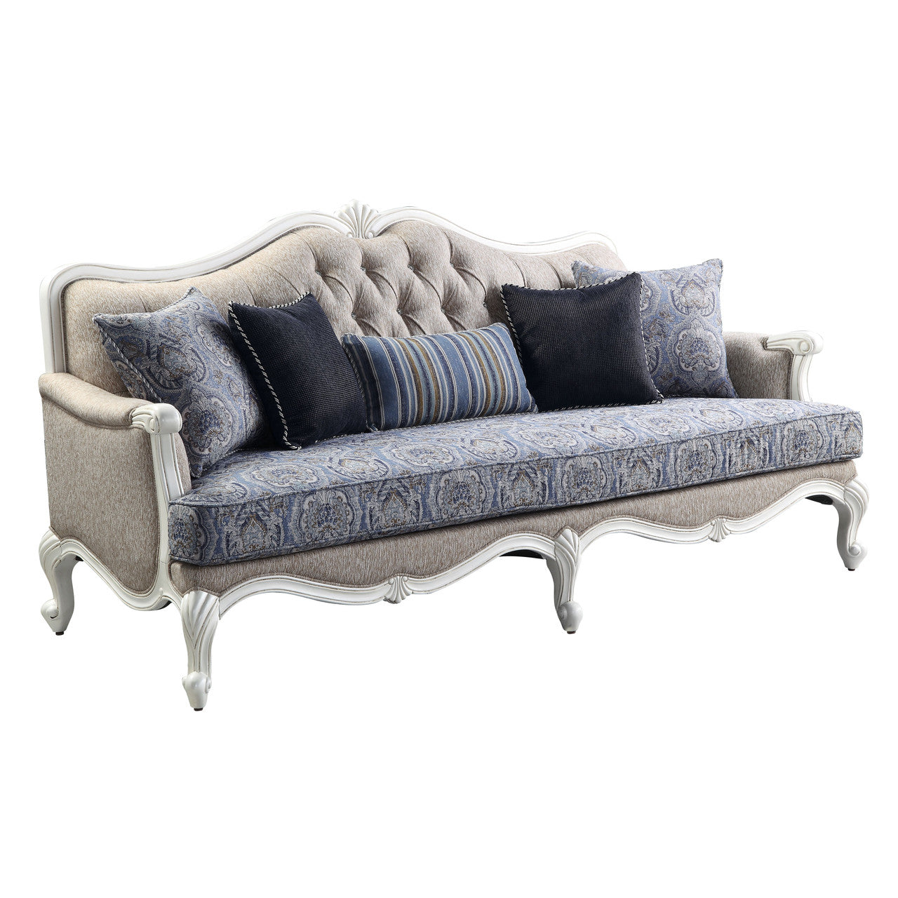 ACME 54310 Ciddrenar Sofa with 5 Pillows