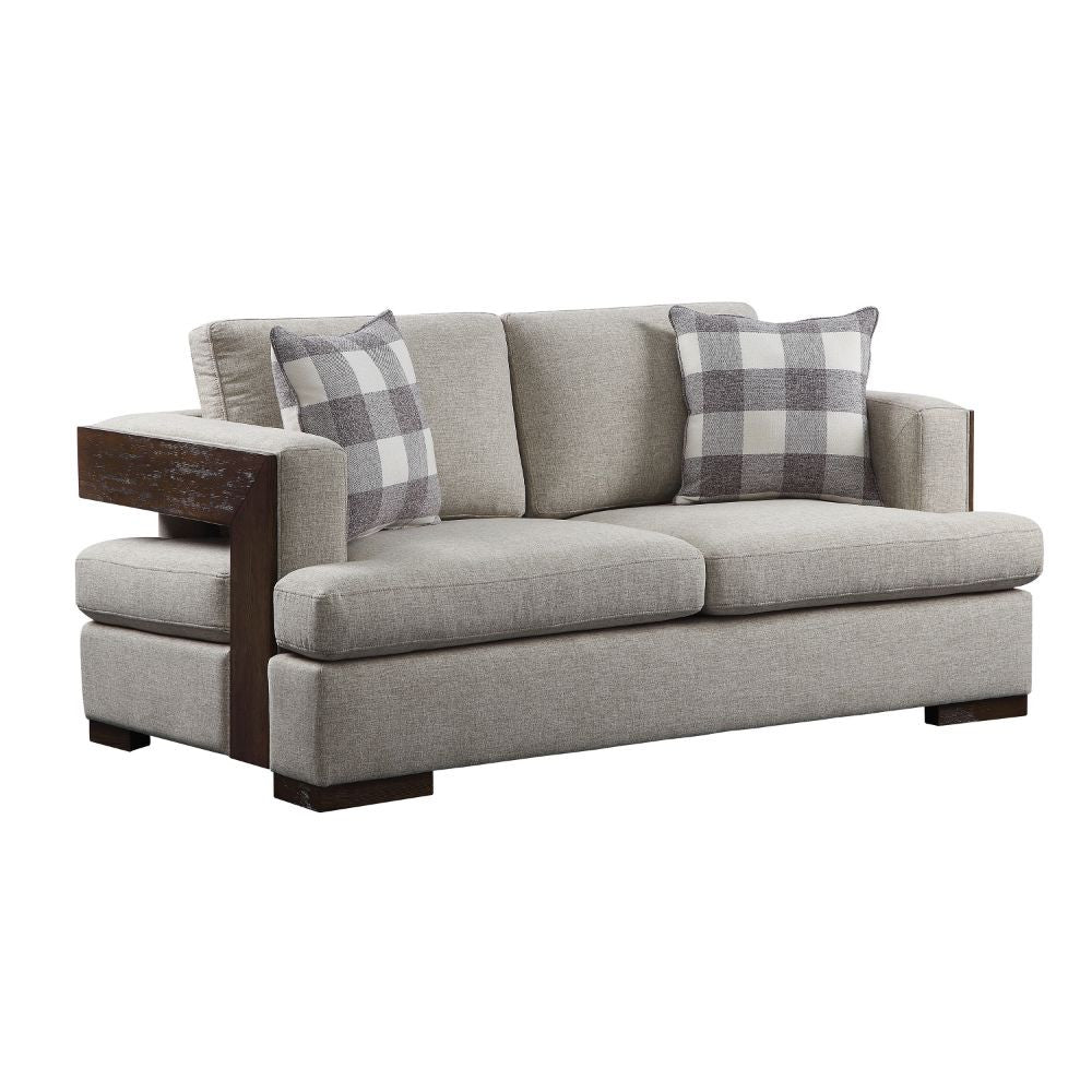 ACME 54851 Niamey Loveseat with 2 Pillows