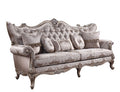 ACME 54865 Jayceon Sofa with 5 Pillows, Fabric & Champagne