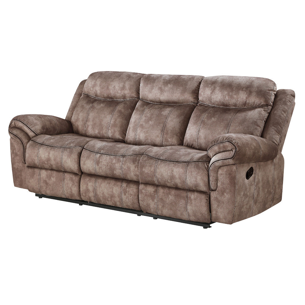 ACME 55020 Zubaida Sofa, 2-Tone Chocolate Velvet  1