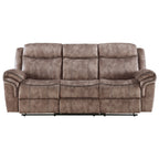 ACME 55020 Zubaida Sofa, 2-Tone Chocolate Velvet  2