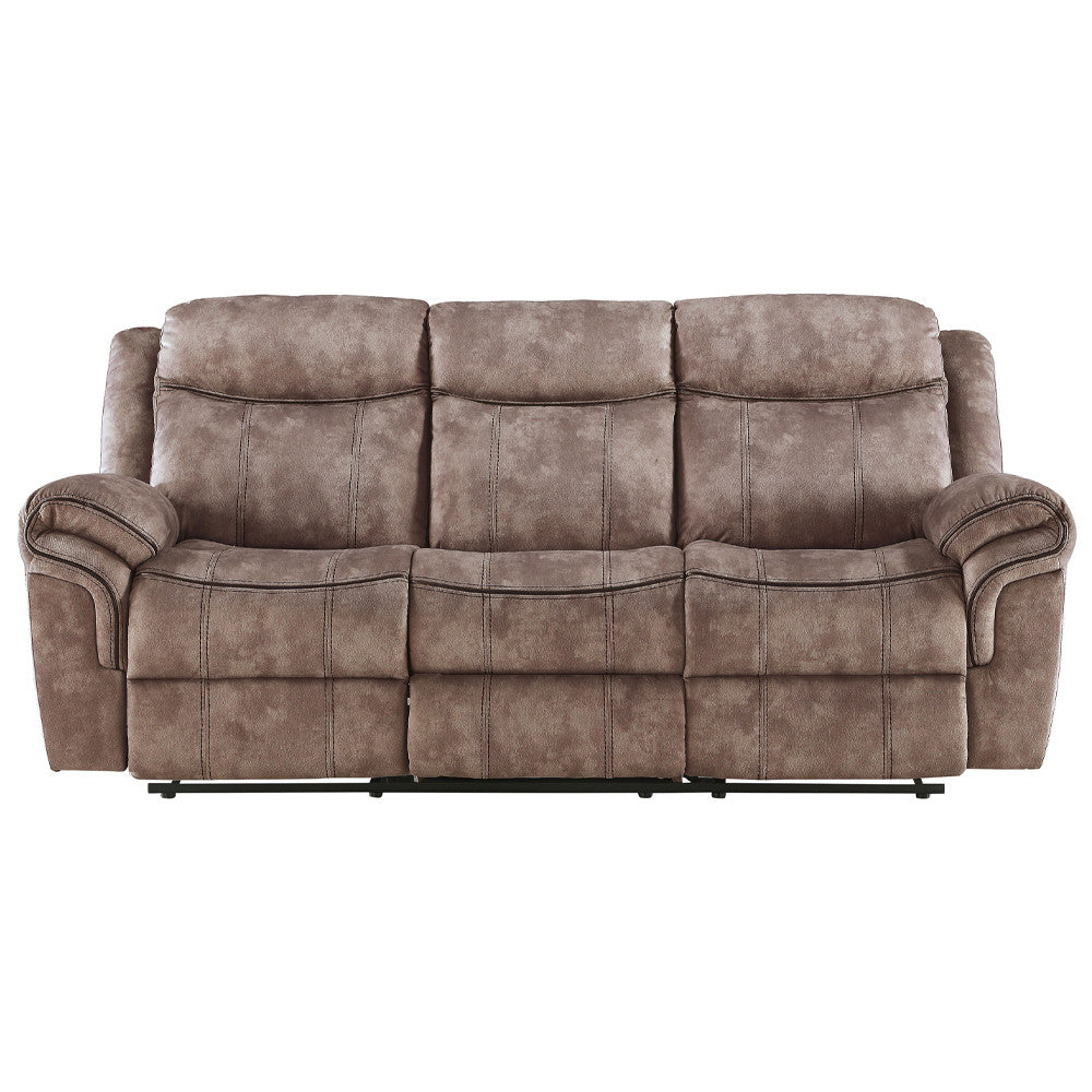 ACME 55020 Zubaida Sofa, 2-Tone Chocolate Velvet  2