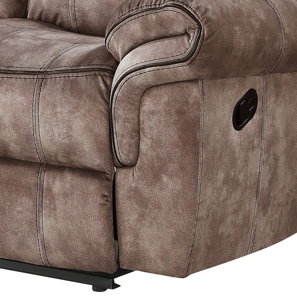 ACME 55020 Zubaida Sofa, 2-Tone Chocolate Velvet  6