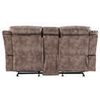 ACME 55021 Zubaida Loveseat, 2-Tone Chocolate Velvet  4
