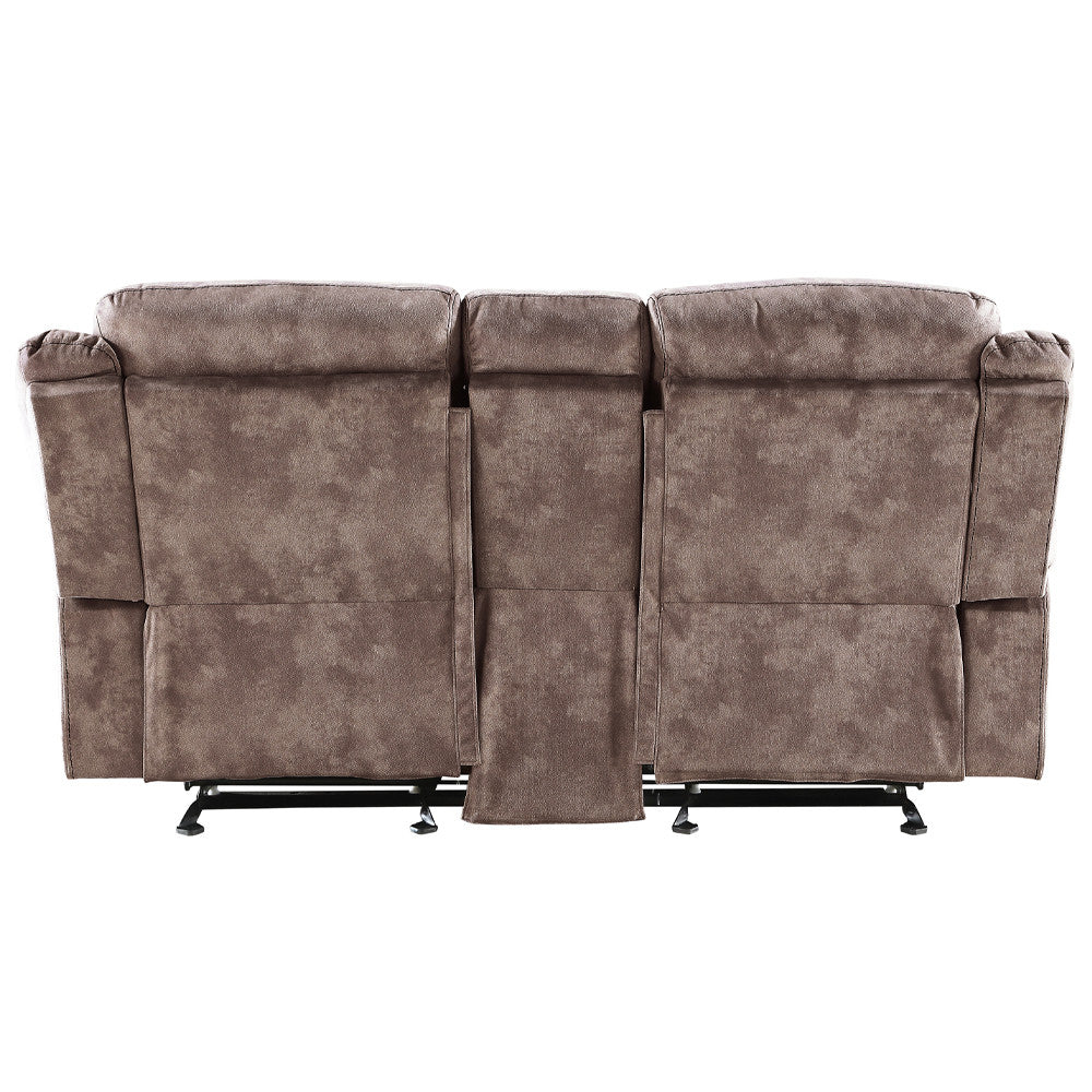 ACME 55021 Zubaida Loveseat, 2-Tone Chocolate Velvet  4