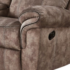 ACME 55021 Zubaida Loveseat, 2-Tone Chocolate Velvet  6