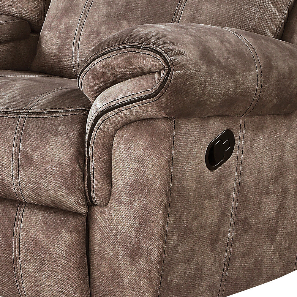 ACME 55021 Zubaida Loveseat, 2-Tone Chocolate Velvet  6