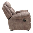 ACME 55022 Zubaida Recliner, 2-Tone Chocolate Velvet  3