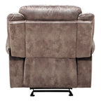 ACME 55022 Zubaida Recliner, 2-Tone Chocolate Velvet  4