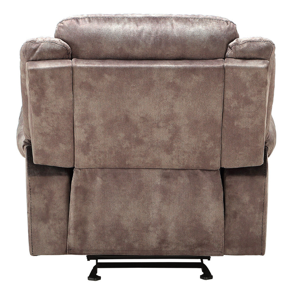 ACME 55022 Zubaida Recliner, 2-Tone Chocolate Velvet  4